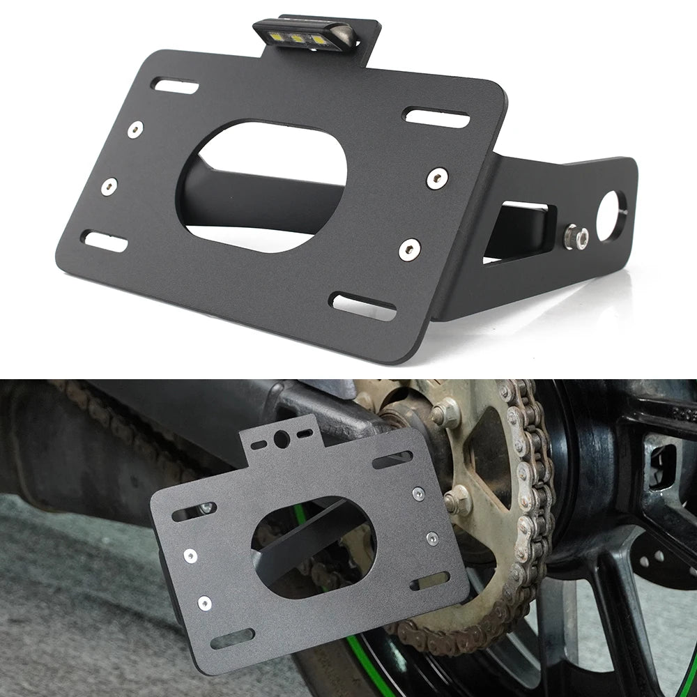 Motorcycle Side License Plate Holder