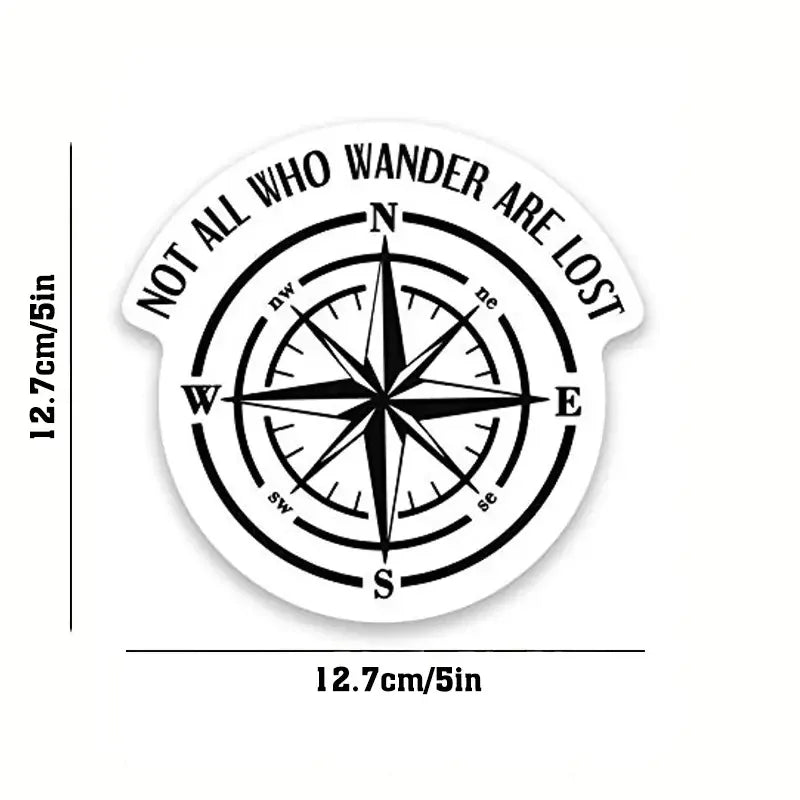 Compass Sticker
