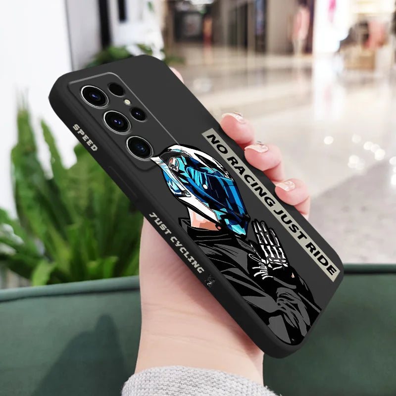 Custodia da samsung in moto in sella