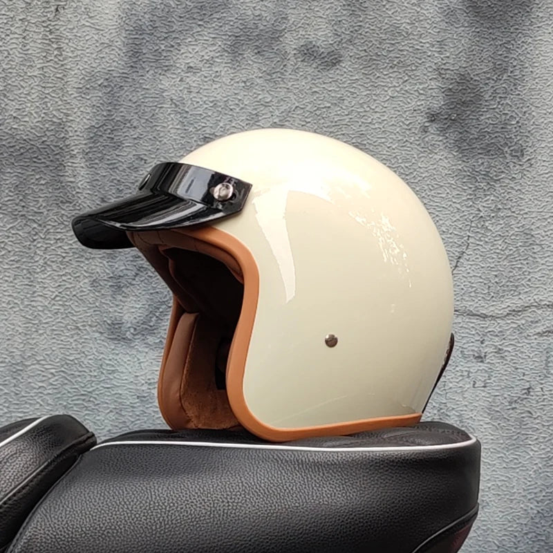Retro Fire Motorcycle Helmet