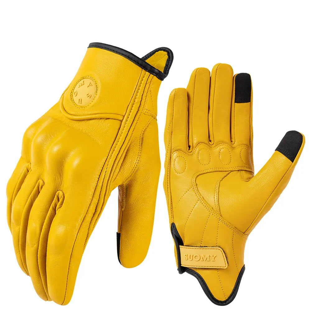 Leather Motorcycle Gloves