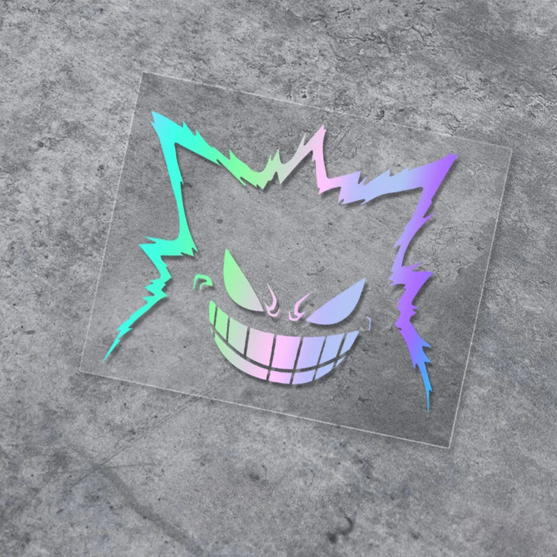 Evil Smiling Face Sticker