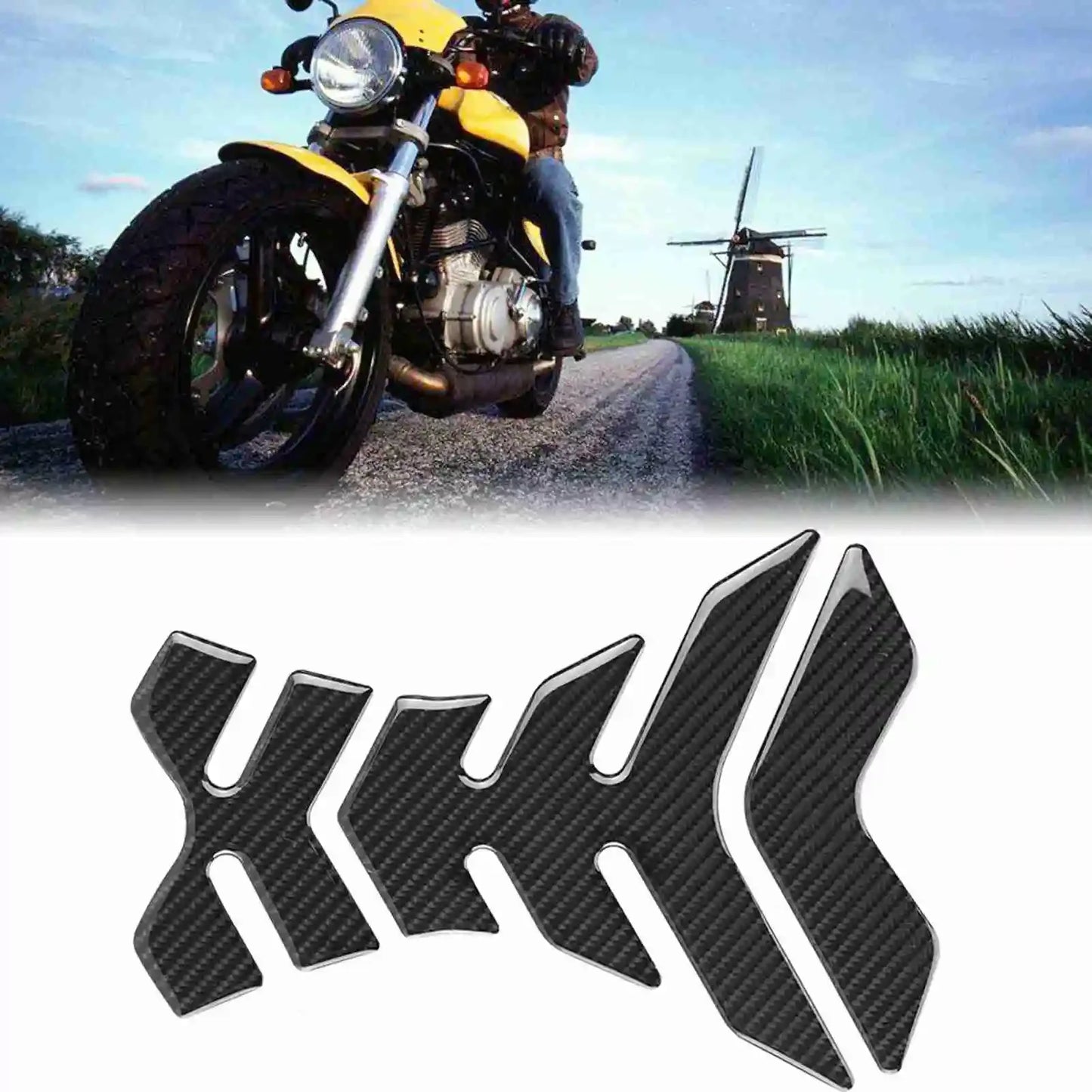 Carbon Fiber Motorcycle Tank Protector