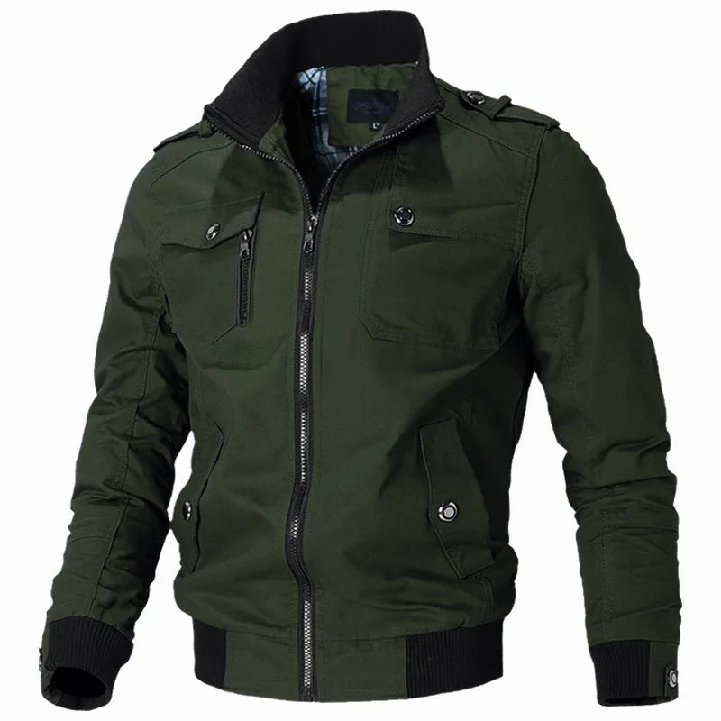 Autumn Bomber Jacket Men