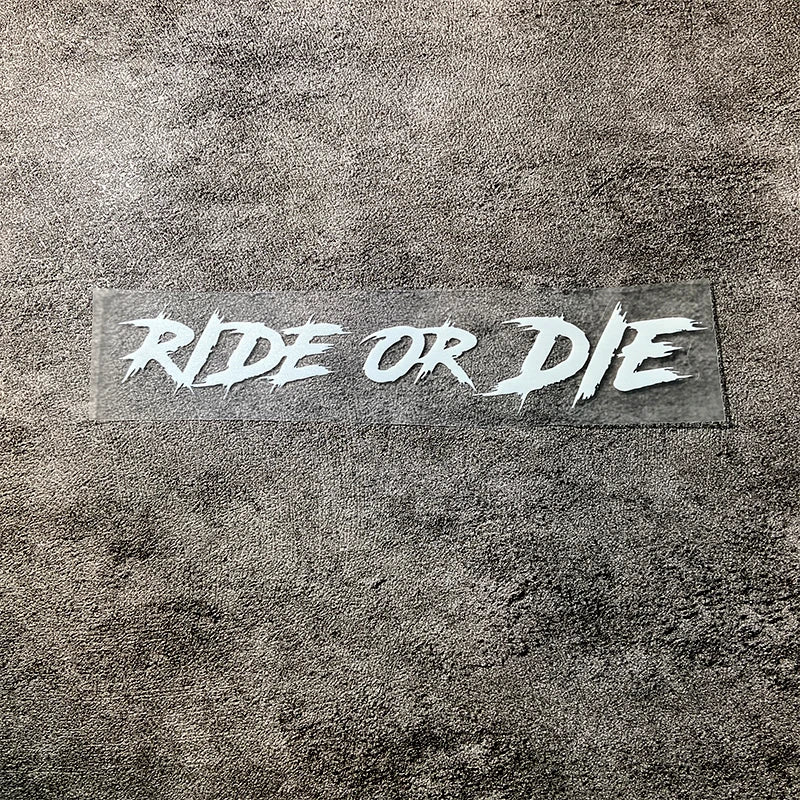 Ride or Die Sticker Helmet