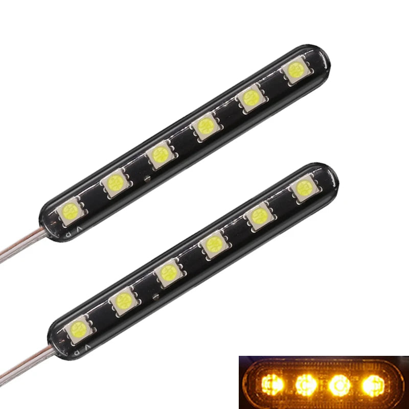 2Pcs LED 12V Light Strip for Motorcycle