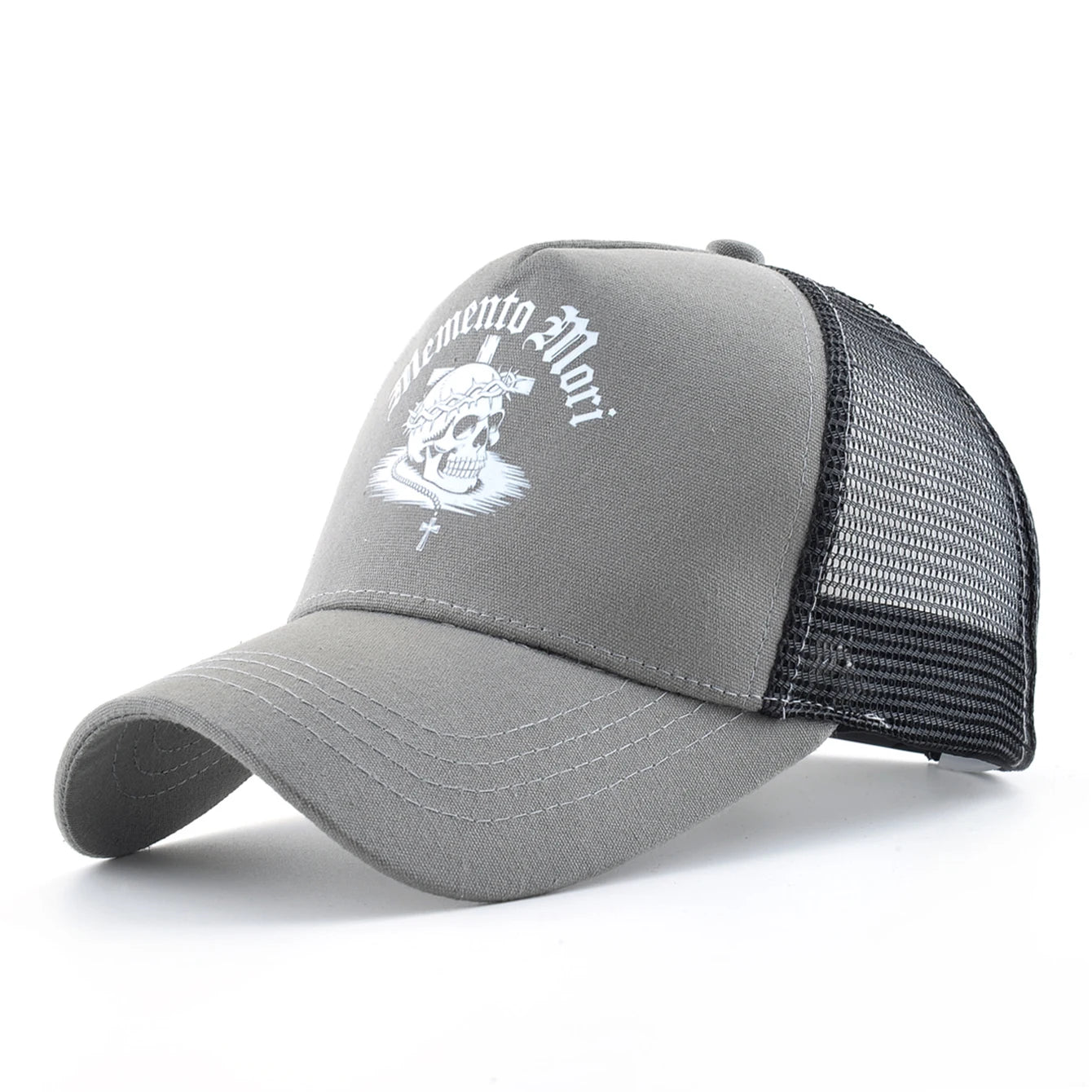 Skull Summer Cap for Motorcyclist