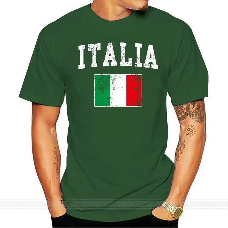 Vintage Italia Flag T-Shirt