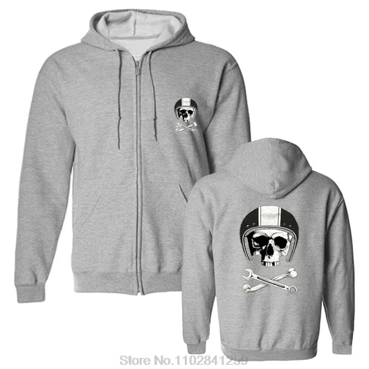 Skull & Helmet Hoodie