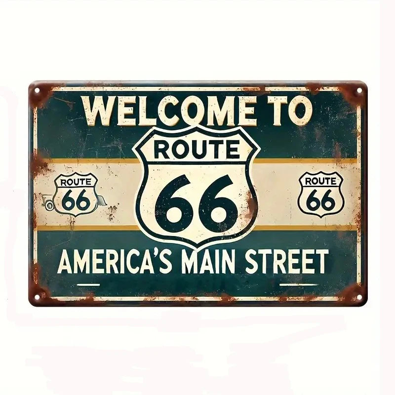 Vintage American Garage Wanddekoration
