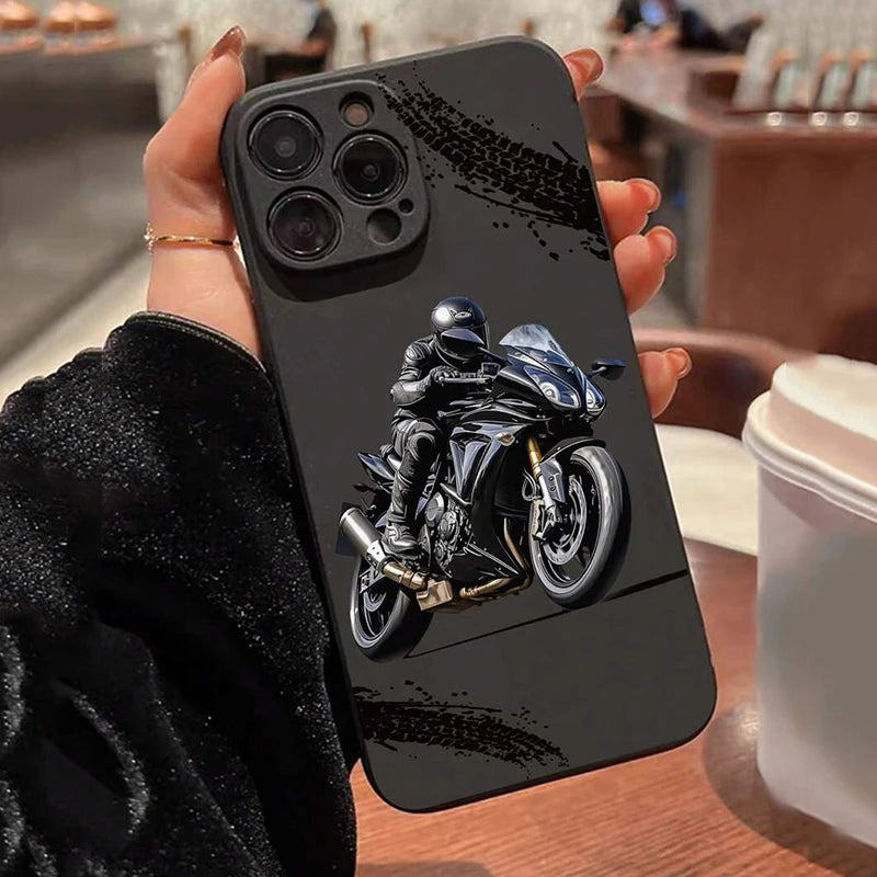 Motorrad -matte iPhone -Hülle