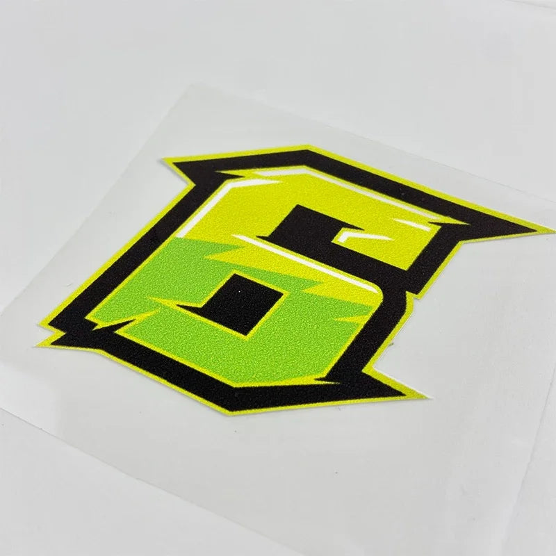 1PC Number Motorcycle Stickers