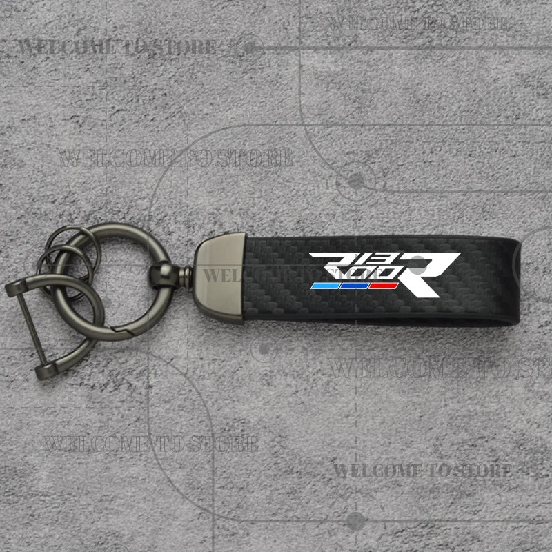 R1300 GS Leather Keychain