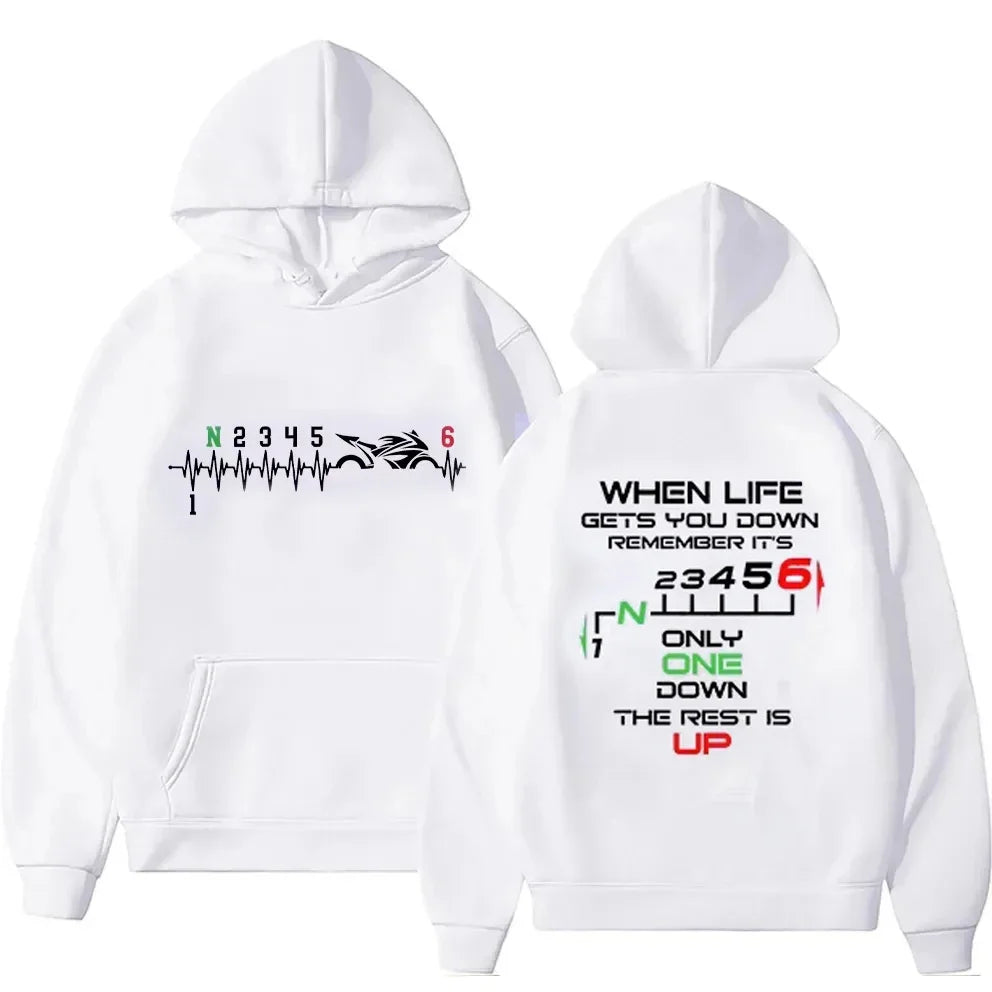 1N23456 Motorcycle Gear Biker Hoodie