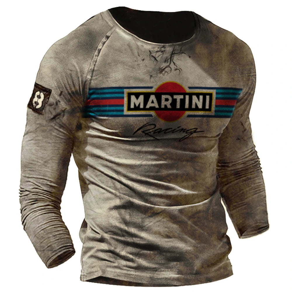Vintage Motorcycle Long Sleeve Shirts