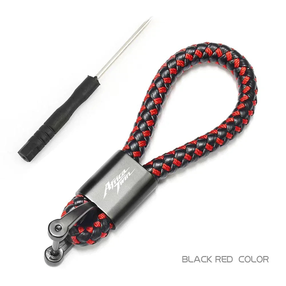 Africa Twin Braided Keychain