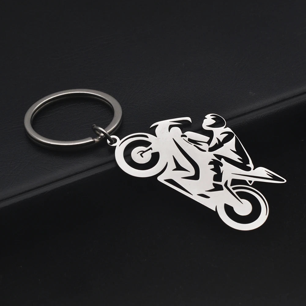 Mini Motorcycle Keyring
