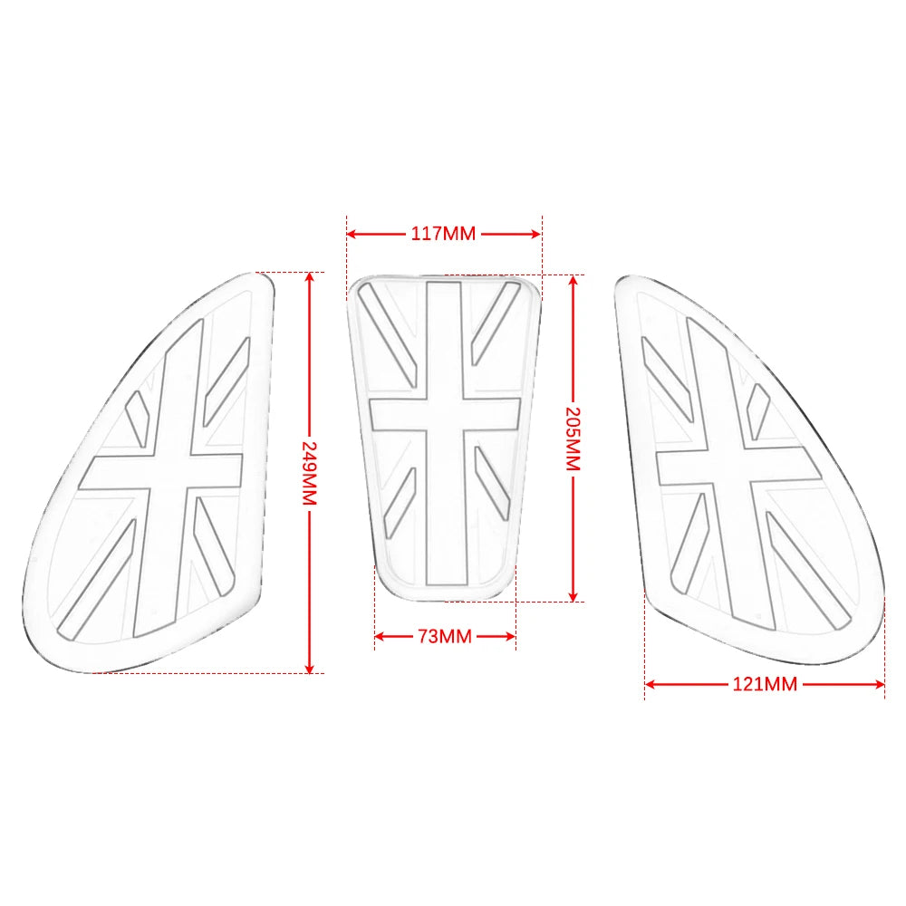 Motorcycle Anti-Slip Tank Pads