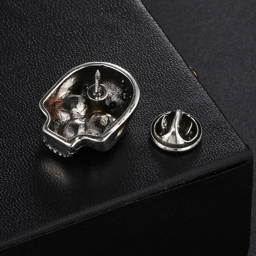 Skull Head Brooch