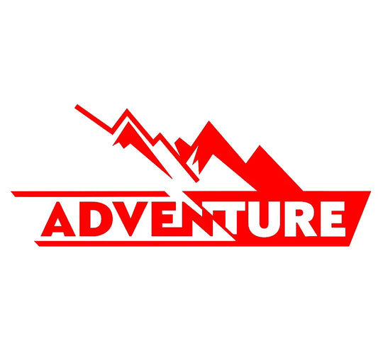 Box Reflective Adventure Stickers BW