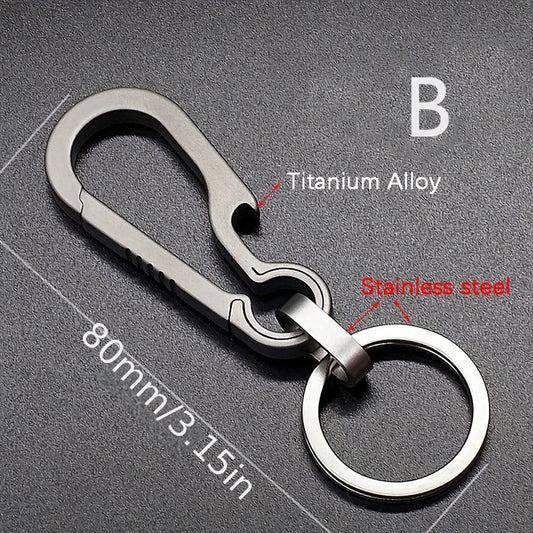 Titanium Alloy Keychain