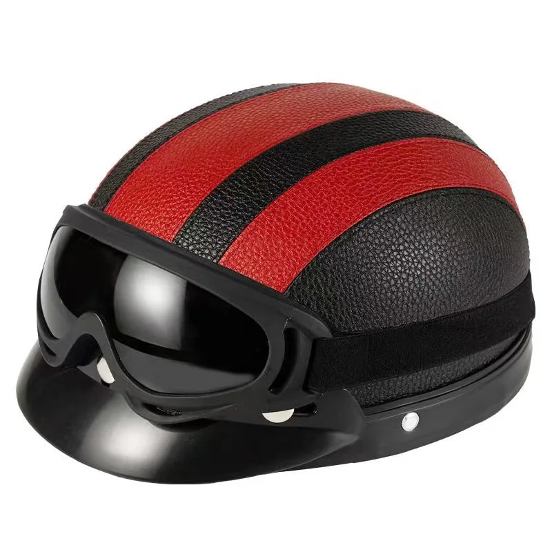 Vintage Leather Helmet
