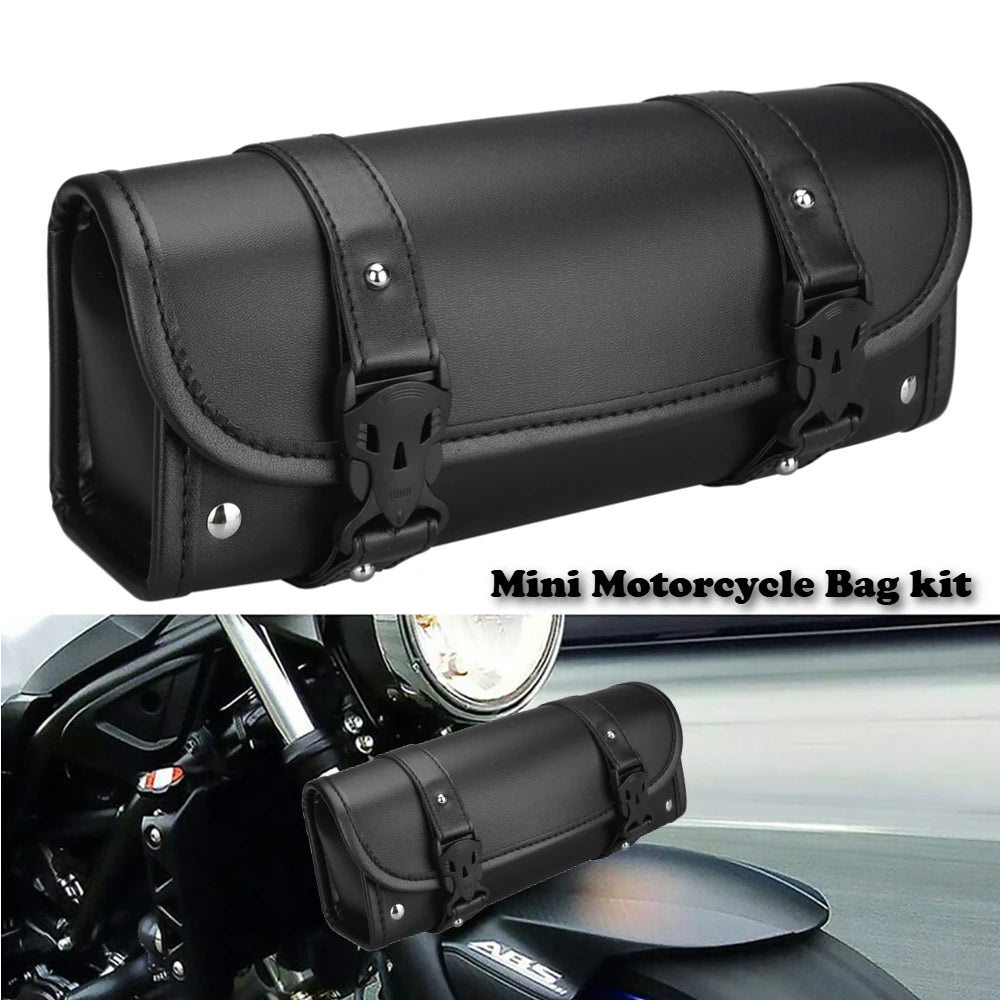 Motorcycle Saddlebags PU Leather Front