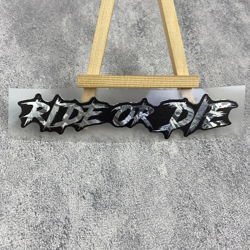 Ride or Die Sticker Helmet