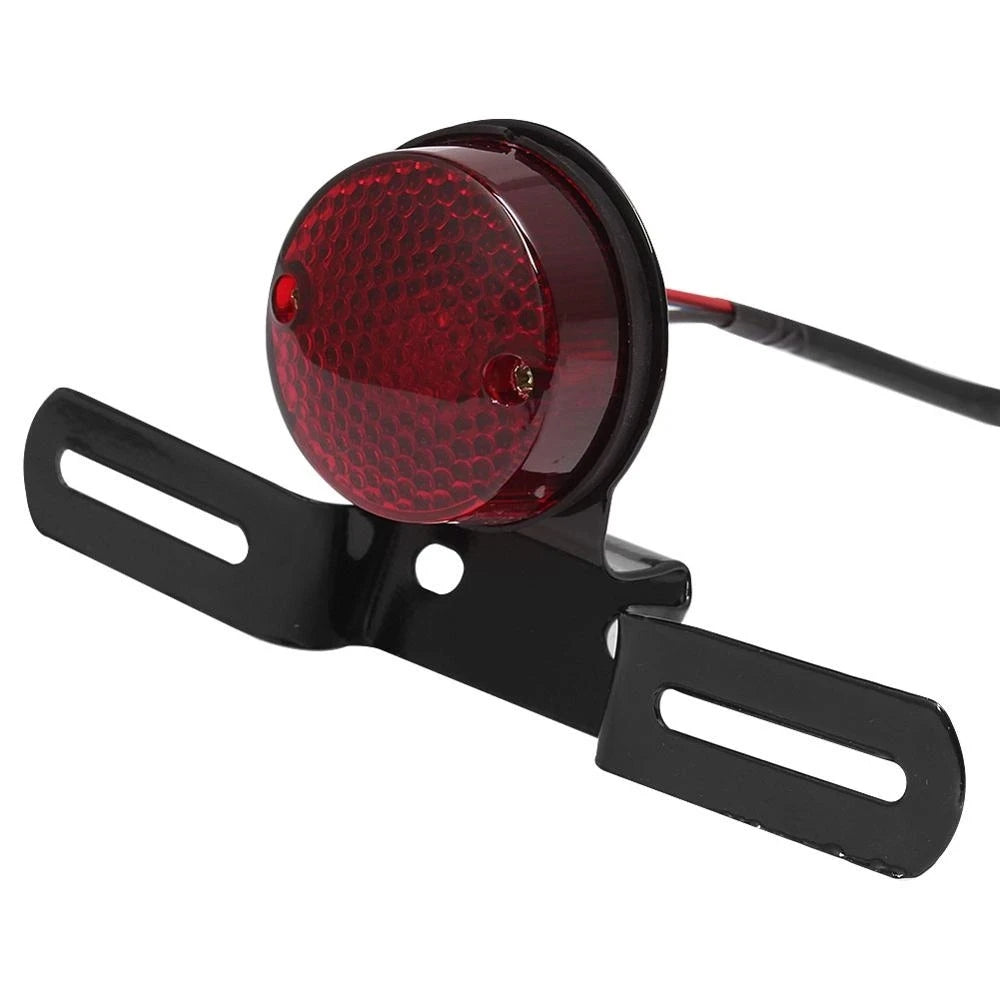Motorcycle Retro Red Rear Tail Brake Stop