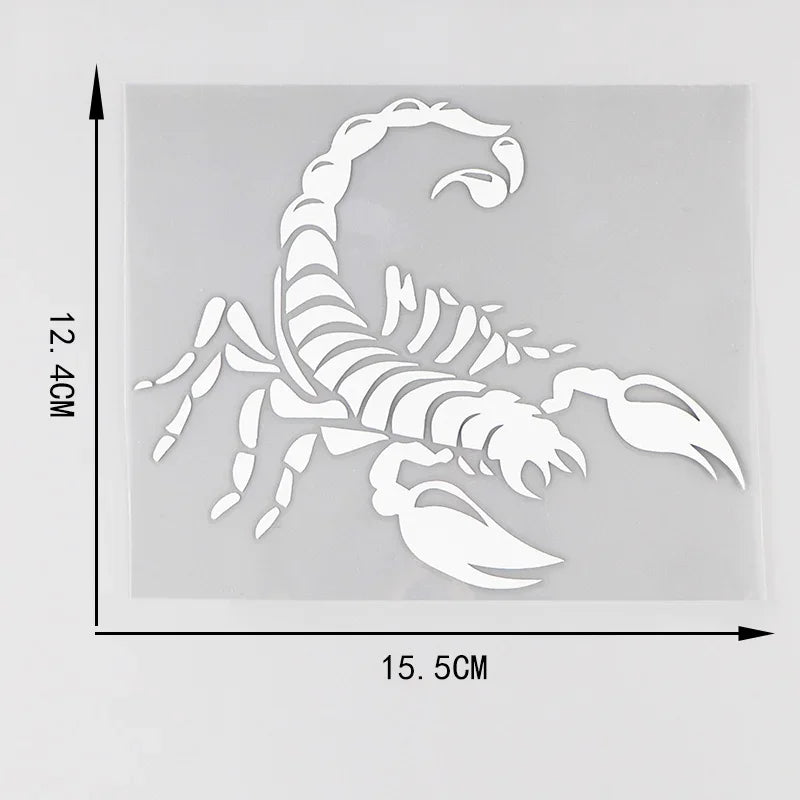 Scorpio Reflective Sticker for Helmet