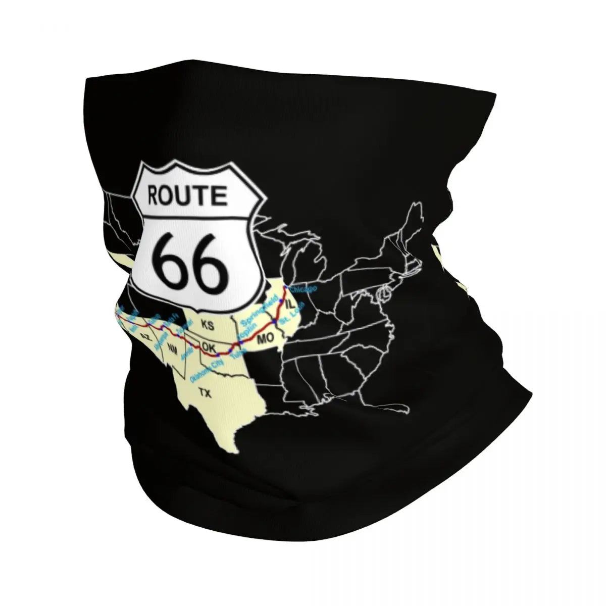 Route 66 Bandana Neck