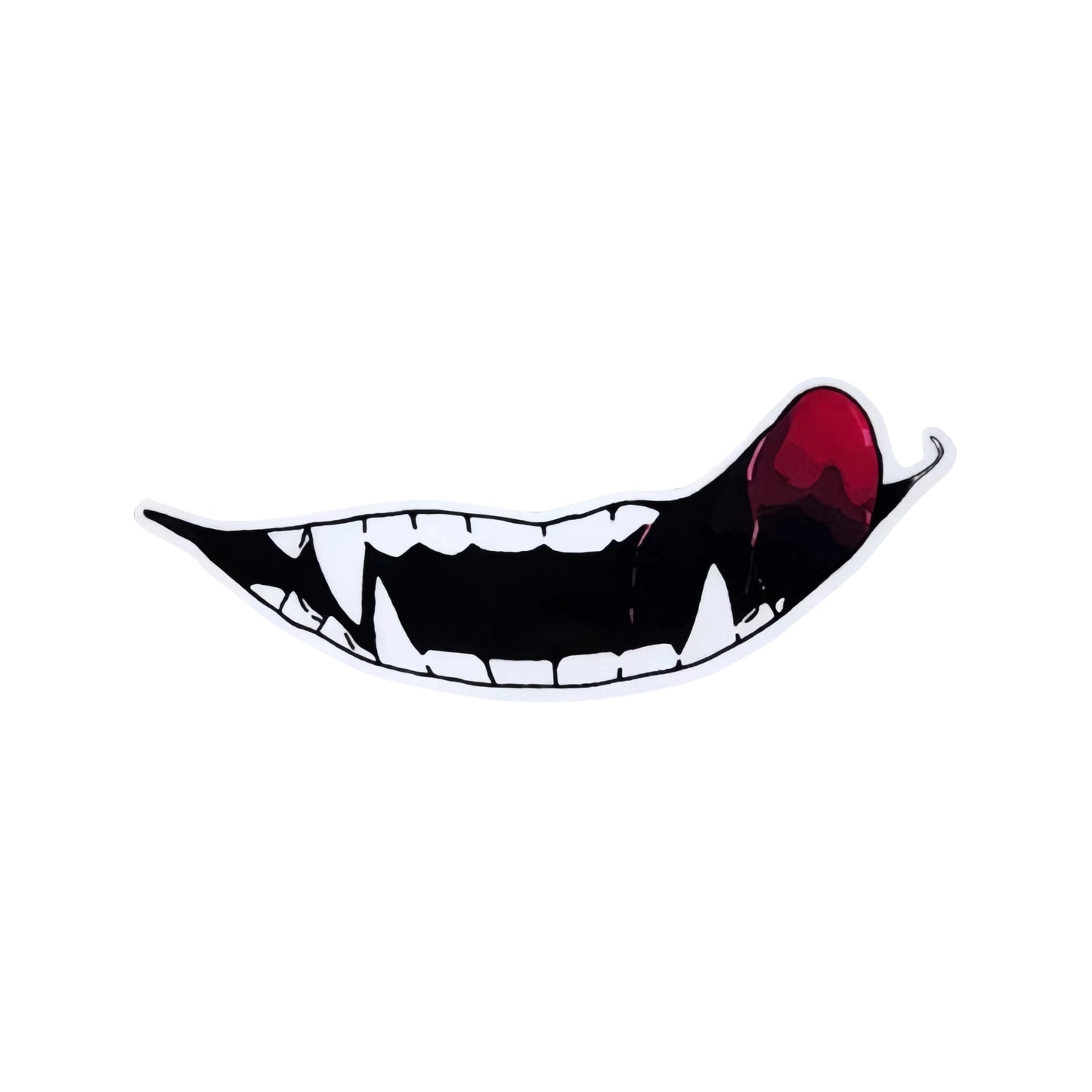 Smile Evil Sticker Helmet