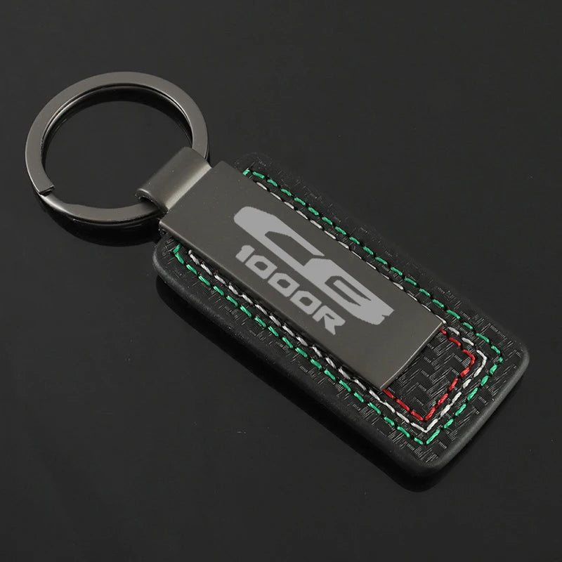 CB1000R Suede Tag Keychain