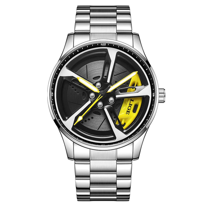 3D Rotating Rim Sport Watch