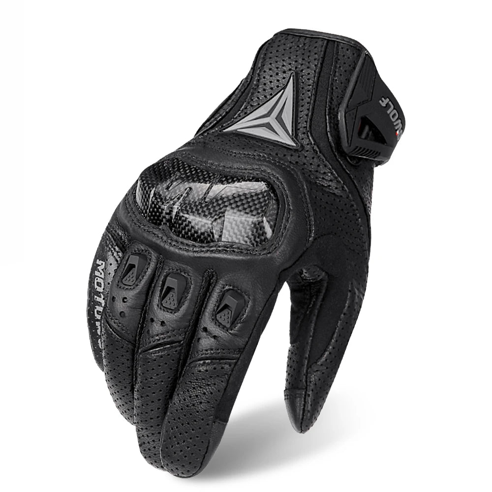 Racing Goatskin Motorcycle Gloves