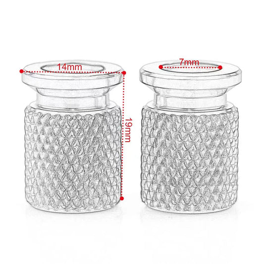 2PCS Ninja Aluminum Valve Caps