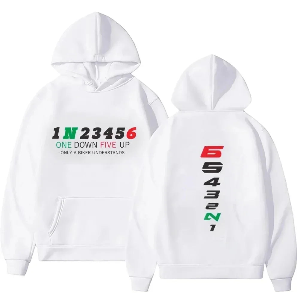 1N23456 Motorcycle Gear Biker Hoodie