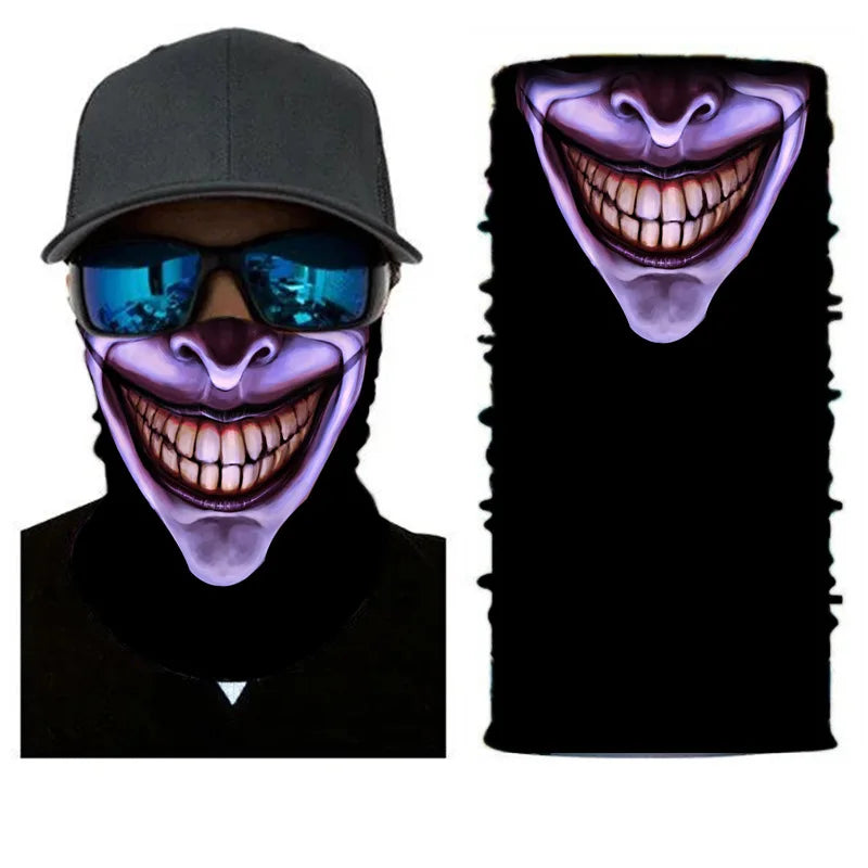 3D Ghost Skull Bandana