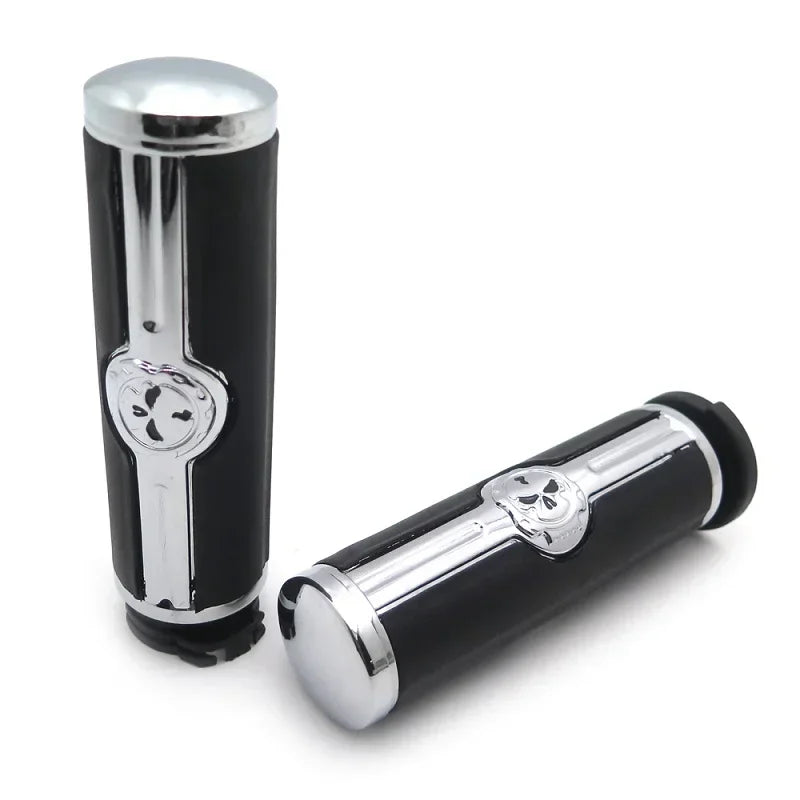 Motorcycle Chrome Cross Handlebar Grips