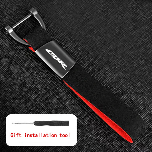 CBR Keyring Alloy Suede