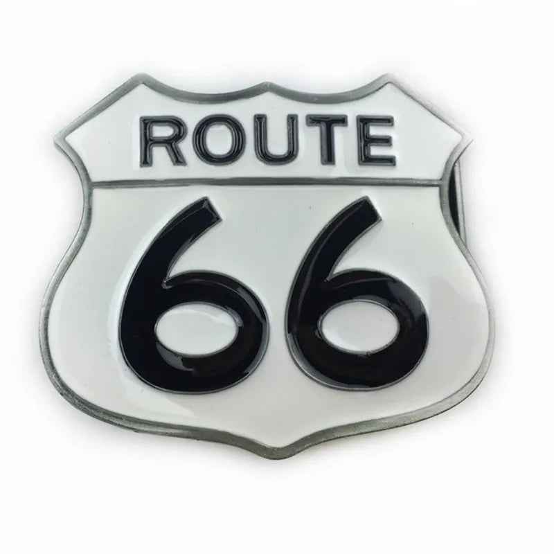 Route 66 Metal Decal