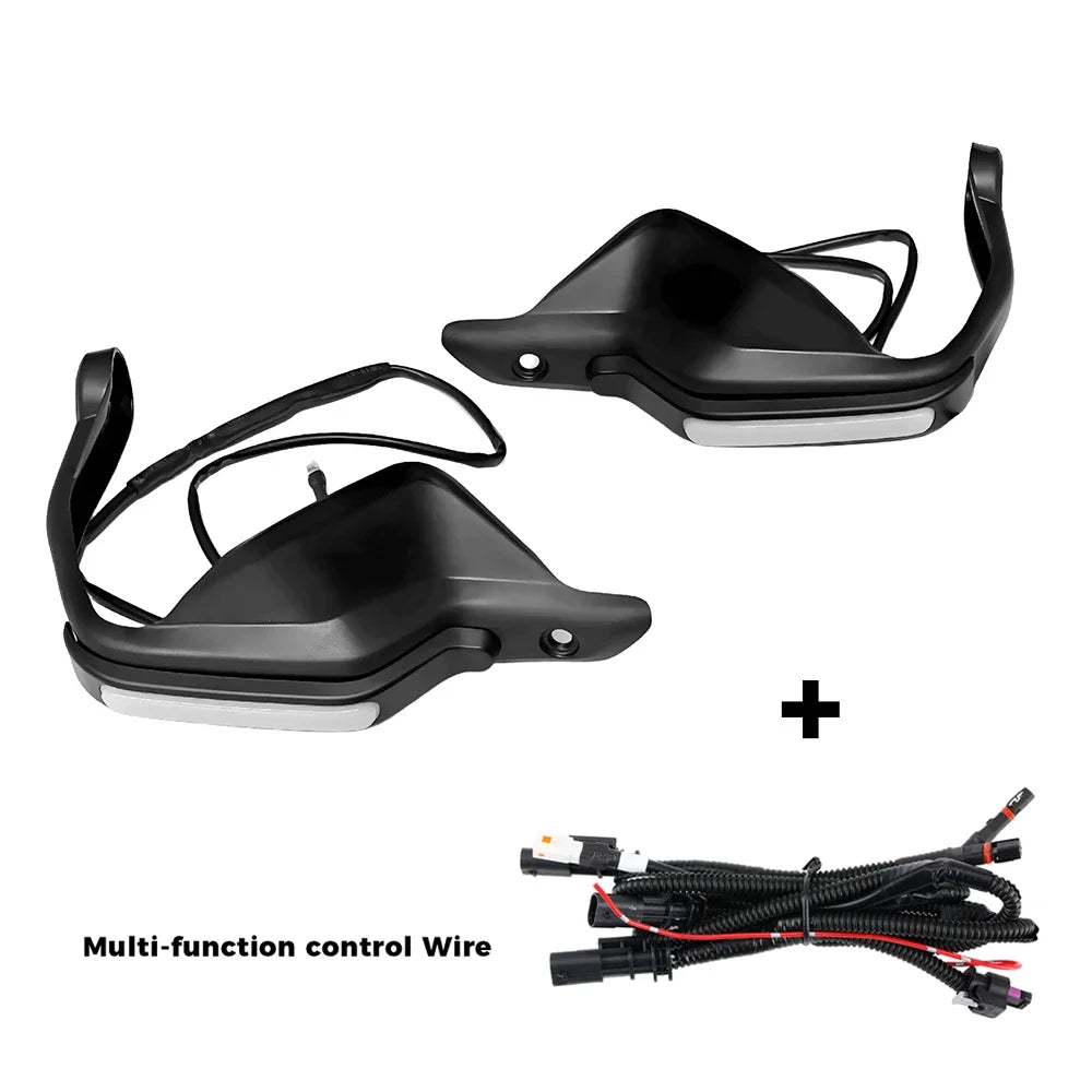 Motorcycle Brake Lever Guard with LED Light