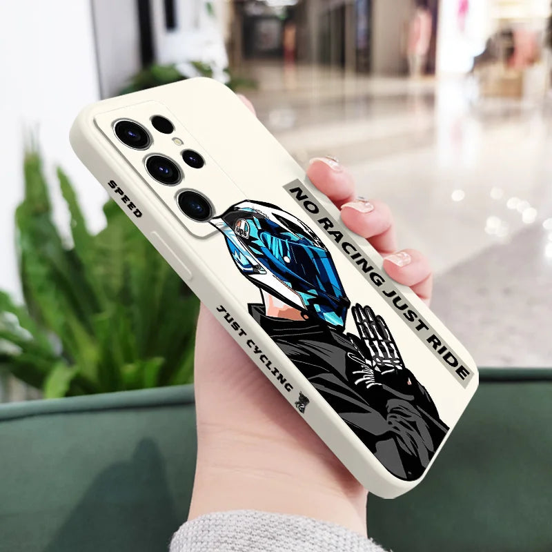Custodia da samsung in moto in sella