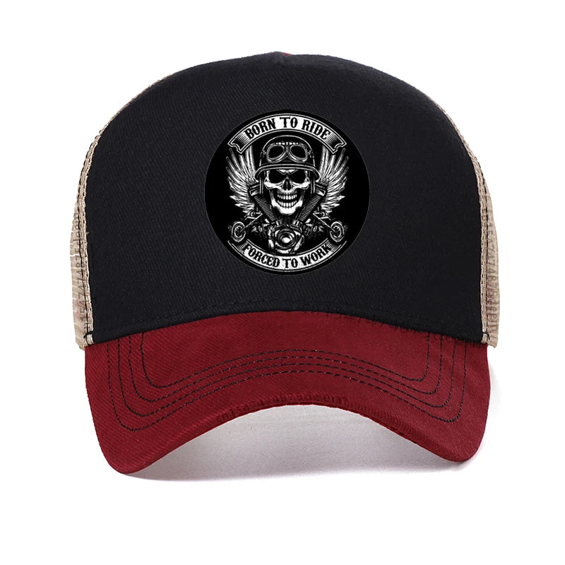 Born to Ride Motorcycle Cap