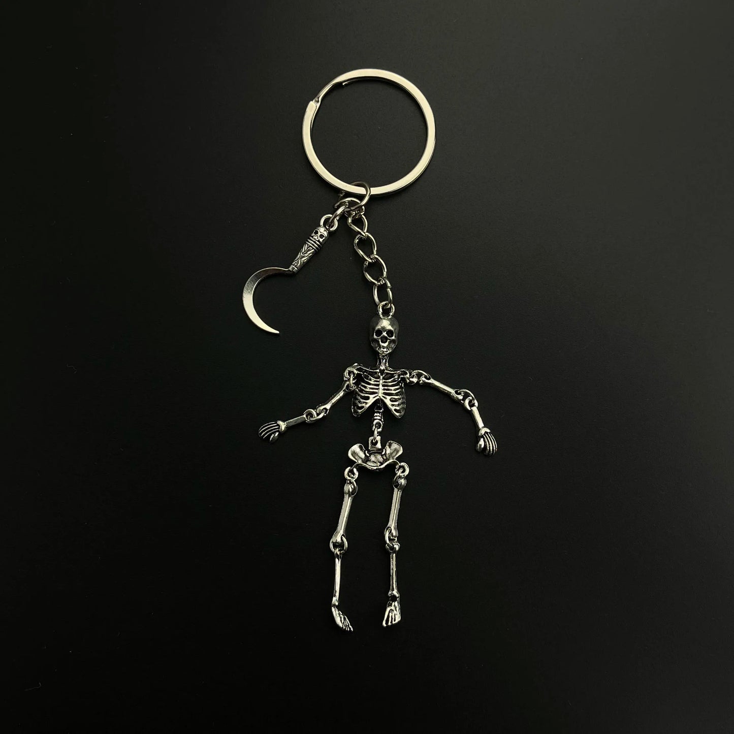 Skeleton Keychain Charm