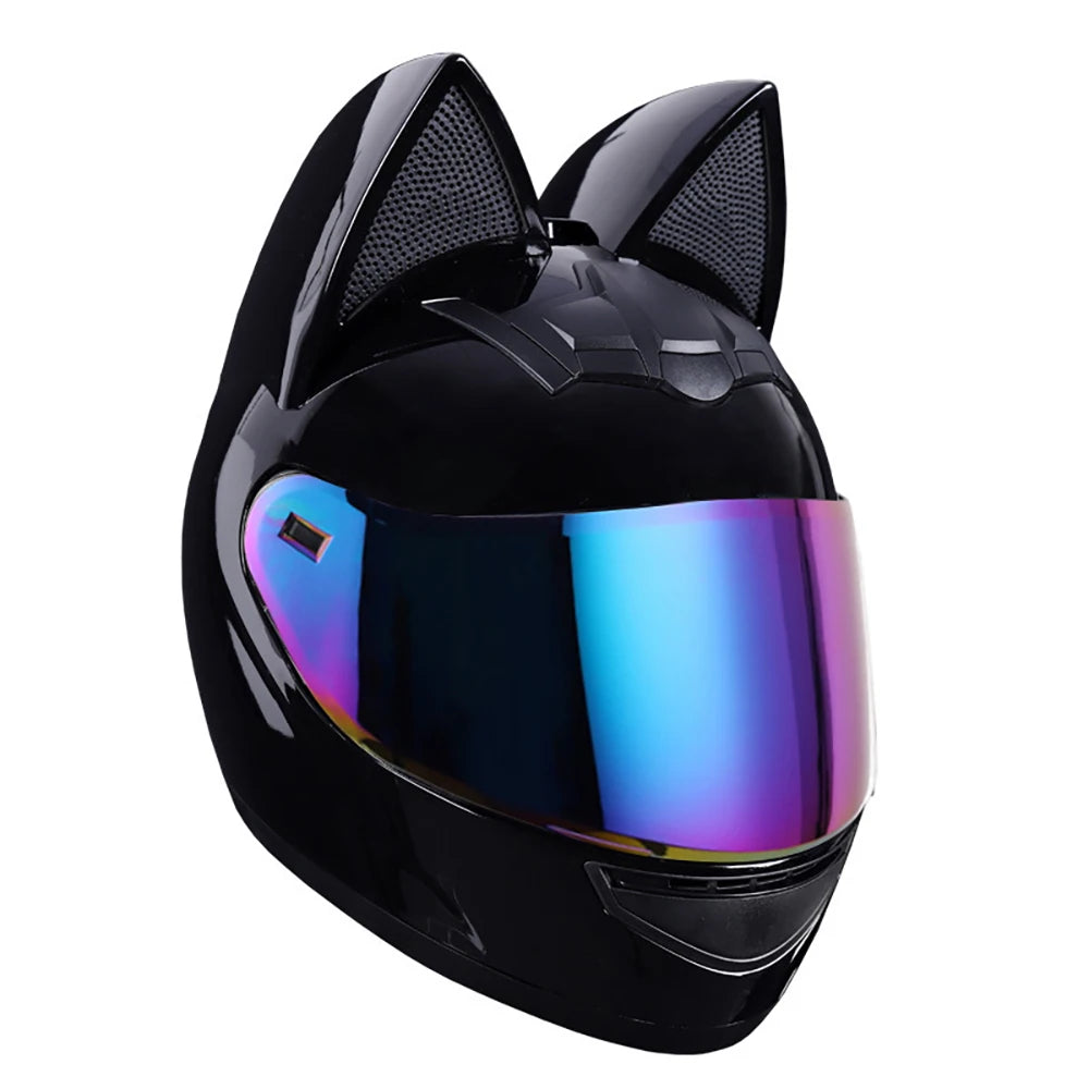 Cat Ear Motorcycle Helmet