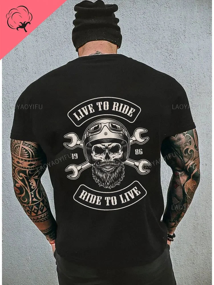 Old Biker & Live to Ride Shirts