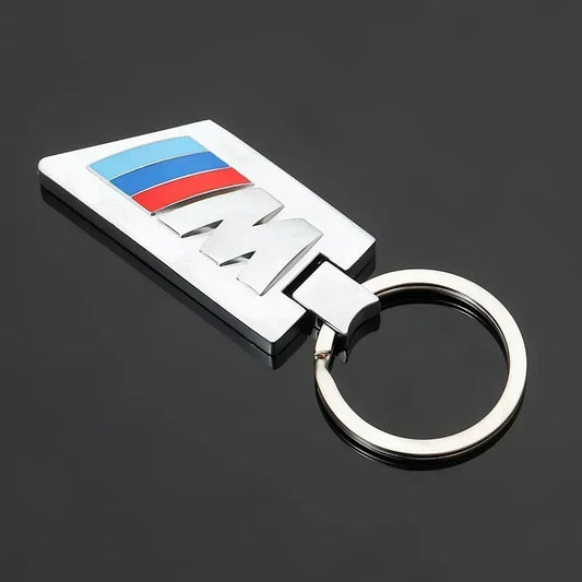 M Metal Premium Keychain BW