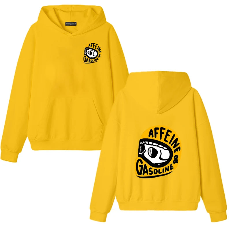 Caféine et sweat à capuche à l'essence