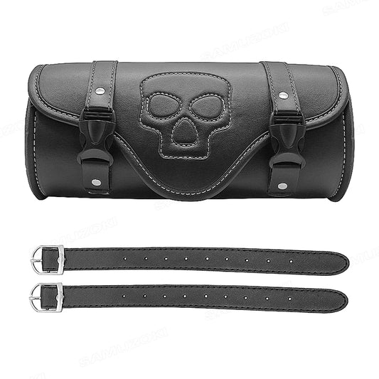 Skull Pattern Motorcycle Tool Bag